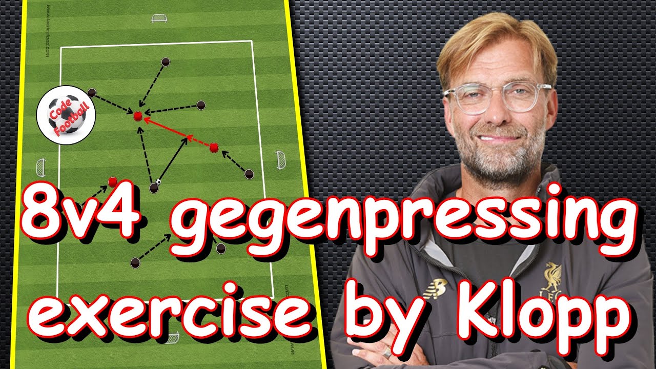 8v4 gegenpressing exercise by Jurgen Klopp! - YouTube