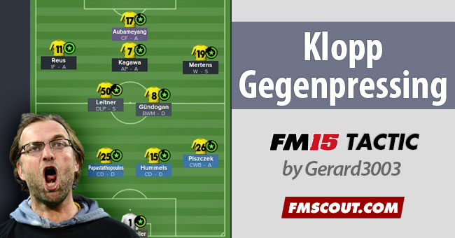 Klopp Gegenpressing FM15 | FM Scout