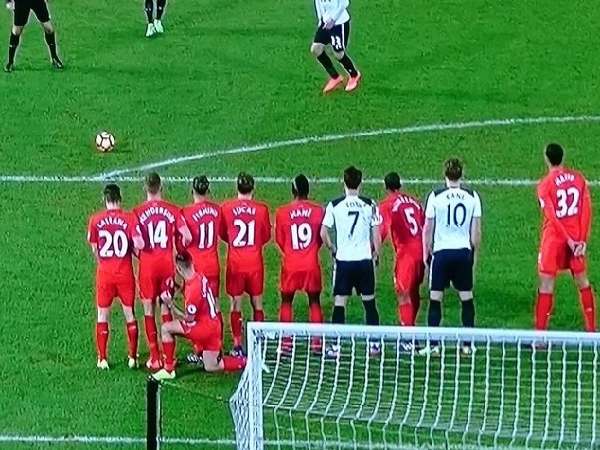 Các lỗi bị phạt gián tiếp trong bóng đá